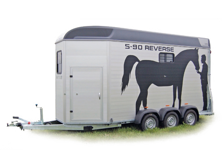 Sirius paardentrailer S90 Aluminium Reverse variabele indeling groot groots
